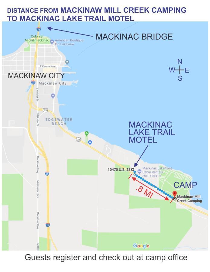 Mackinac Lake Trail Motel 맥키노 시티 객실 사진